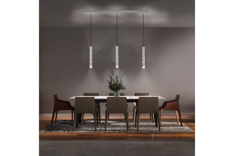 Pendellampe Pure Vega - 5x120x120 cm, Aluminium - Belysning - Innendørsbelysning & Lamper - Vinduslampe