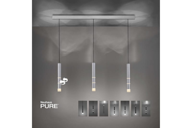 Pendellampe Pure Vega - 5x120x120 cm, Aluminium - Belysning - Innendørsbelysning & Lamper - Vinduslampe