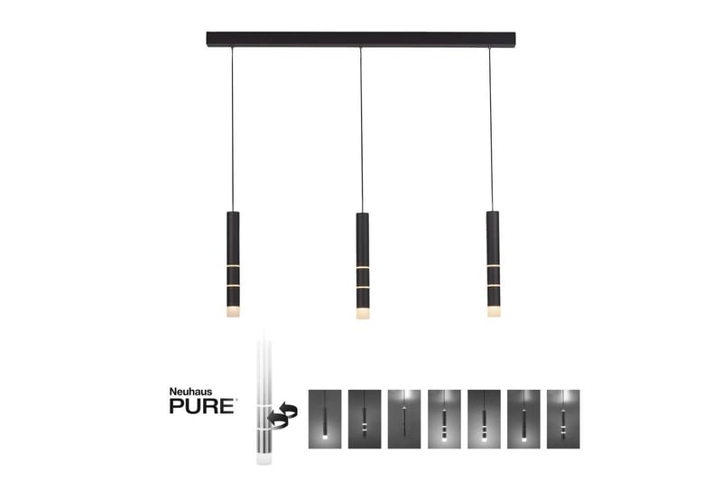 Pendellampe Pure Vega - 5x120x120 cm, Svart - Belysning - Innendørsbelysning & Lamper - Vinduslampe