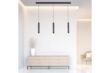 Pendellampe Pure Vega - 5x120x120 cm, Svart - Belysning - Innendørsbelysning & Lamper - Vinduslampe