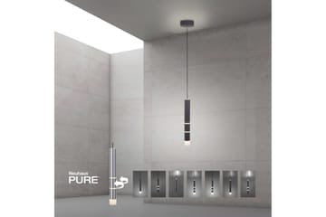 Pendellampe Pure Vega - 12x120x12 cm, Svart - Belysning - Innendørsbelysning & Lamper - Vinduslampe