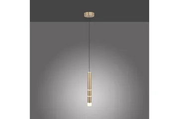 Pendellampe Pure Vega - 12x120x12 cm, Messing Matt - Belysning - Innendørsbelysning & Lamper - Vinduslampe