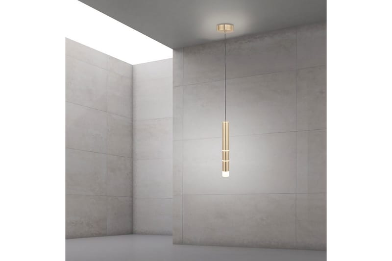 Pendellampe Pure Vega - 12x120x12 cm, Messing Matt - Belysning - Innendørsbelysning & Lamper - Vinduslampe