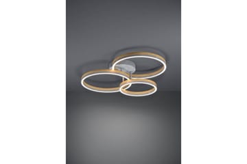 Takbelysning Eglo Cadinaro Grå/Tre Rund - Belysning - Innendørsbelysning & Lamper - Vinduslampe