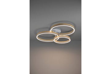 Takbelysning Eglo Cadinaro Grå/Tre Rund - Belysning - Innendørsbelysning & Lamper - Vinduslampe