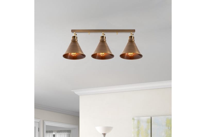 Taklampe Adrim Tri Vintage - Brun - Belysning - Innendørsbelysning & Lamper - Vinduslampe