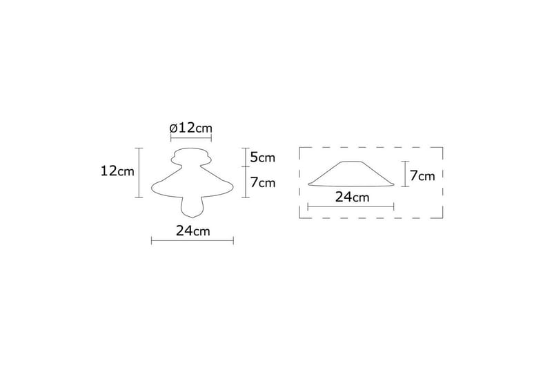 Taklampe Adrim Vintage Enkeltkontakt - Enkeltkontakt - Belysning - Innendørsbelysning & Lamper - Vinduslampe