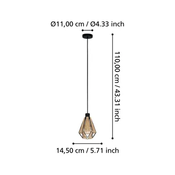 Taklampe Adwickle - 14,5 cm - Belysning - Innendørsbelysning & Lamper - Vinduslampe