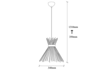 Taklampe Afroz Svart Enkeltkontakt - Enkeltkontakt - Belysning - Innendørsbelysning & Lamper - Vinduslampe