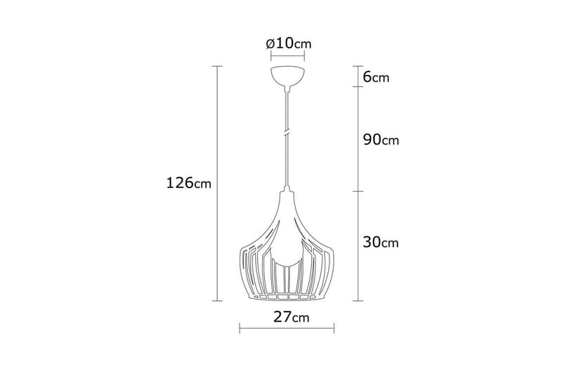 Taklampe Benro Kobber - Kobber - Belysning - Innendørsbelysning & Lamper - Vinduslampe