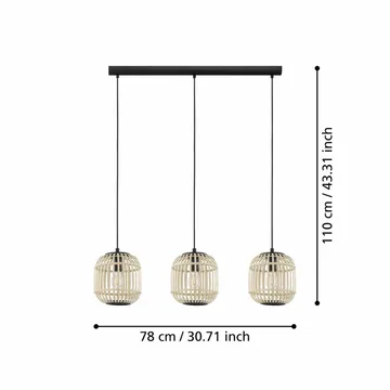 Taklampe Bordesley - 21 cm - Belysning - Innendørsbelysning & Lamper - Vinduslampe