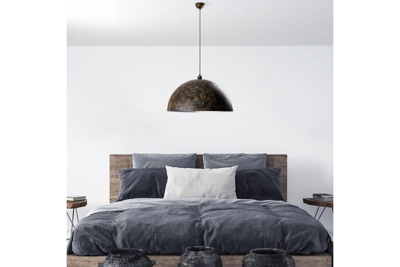 Taklampe Brena Enkelt Sokkel Antikvitet - Brun - Belysning - Innendørsbelysning & Lamper - Vinduslampe