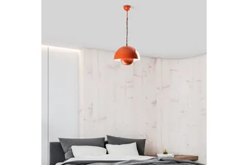 Taklampe Brena Enkelt Sokkel Oransje - Oransje - Belysning - Innendørsbelysning & Lamper - Vinduslampe