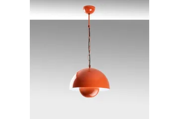 Taklampe Brena Enkelt Sokkel Oransje - Oransje - Belysning - Innendørsbelysning & Lamper - Vinduslampe
