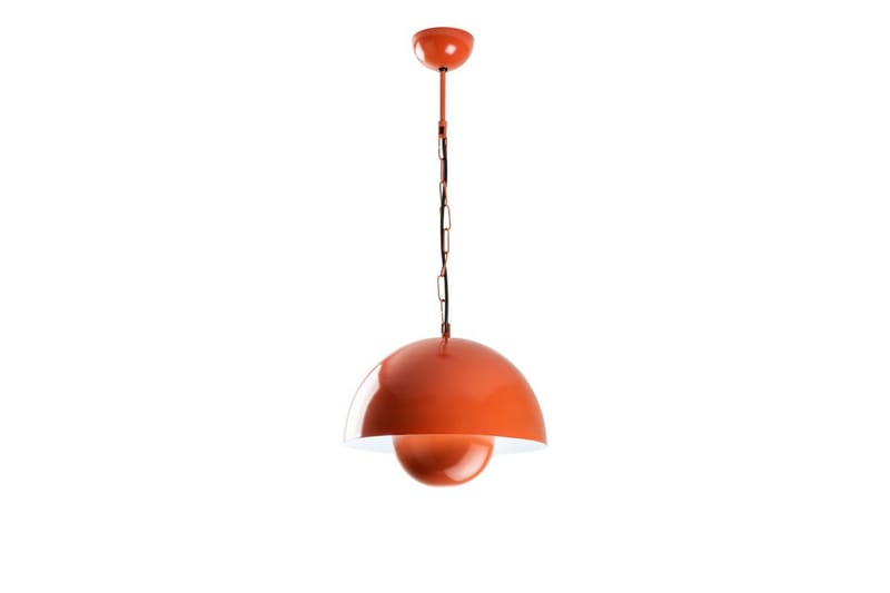 Taklampe Brena Enkelt Sokkel Oransje - Oransje - Belysning - Innendørsbelysning & Lamper - Vinduslampe