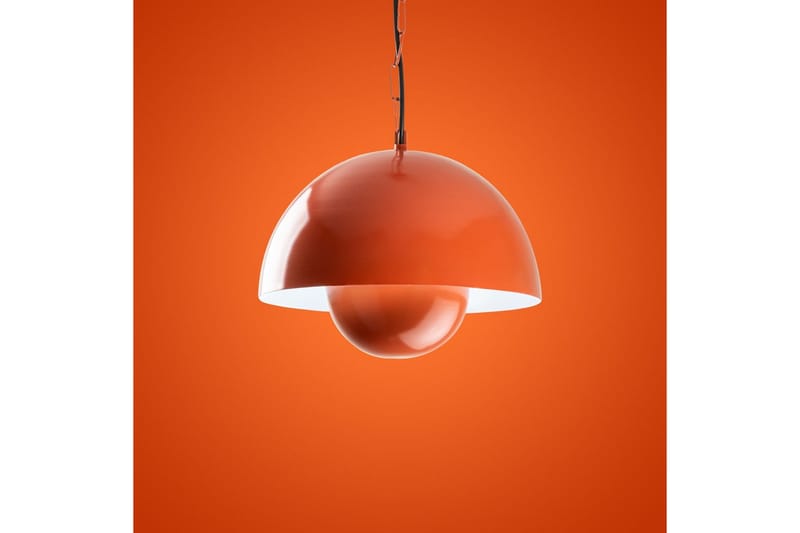 Taklampe Brena Enkelt Sokkel Oransje - Oransje - Belysning - Innendørsbelysning & Lamper - Vinduslampe