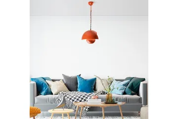 Taklampe Brena Enkelt Sokkel Oransje - Oransje - Belysning - Innendørsbelysning & Lamper - Vinduslampe