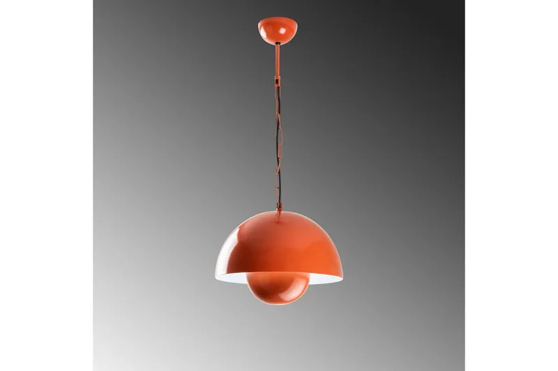 Taklampe Brena Enkelt Sokkel Oransje - Oransje - Belysning - Innendørsbelysning & Lamper - Vinduslampe