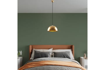 Taklampe Brena Gull Enkelt Sokkel - 30 x 30 x 111 cm - Belysning - Innendørsbelysning & Lamper - Vinduslampe