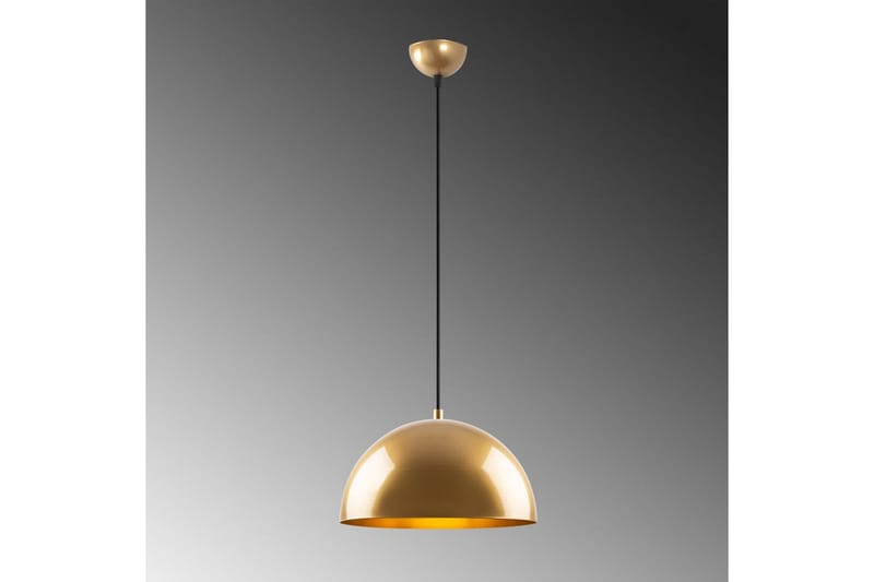 Taklampe Brena Gull Enkelt Sokkel - 30 x 30 x 111 cm - Belysning - Innendørsbelysning & Lamper - Vinduslampe