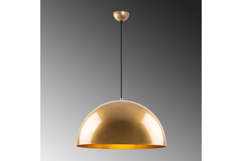 Taklampe Brena Gull Enkelt Sokkel - 50 x 50 x 121 cm - Belysning - Innendørsbelysning & Lamper - Vinduslampe