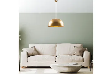 Taklampe Brena Gull Enkelt Sokkel - 50 x 50 x 121 cm - Belysning - Innendørsbelysning & Lamper - Vinduslampe