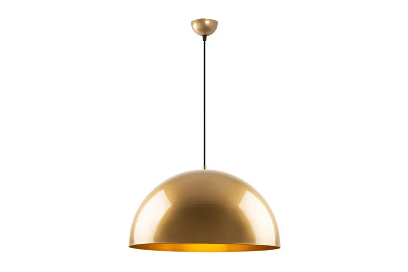 Taklampe Brena Gull Enkelt Sokkel, 50 x 50 x 121 cm