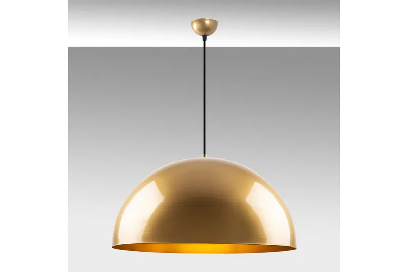 Taklampe Brena Gull Enkelt Sokkel - 60 x 60 x 126 cm - Belysning - Innendørsbelysning & Lamper - Vinduslampe