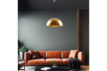 Taklampe Brena Gull Enkelt Sokkel - 60 x 60 x 126 cm - Belysning - Innendørsbelysning & Lamper - Vinduslampe