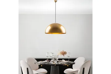 Taklampe Brena Gull Enkelt Sokkel - 60 x 60 x 126 cm - Belysning - Innendørsbelysning & Lamper - Vinduslampe