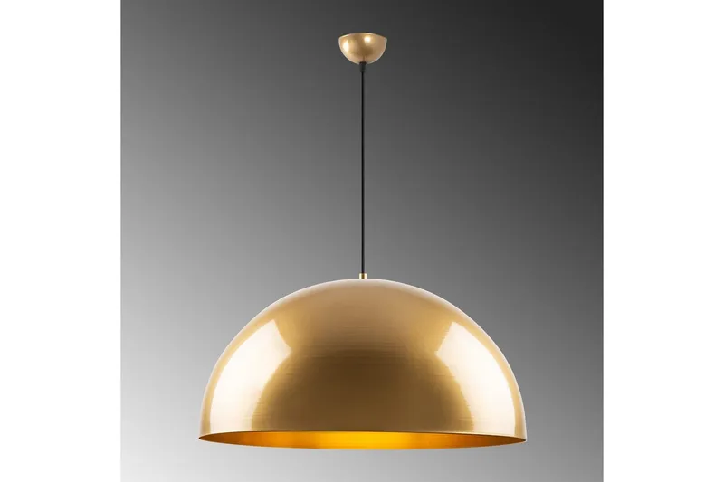 Taklampe Brena Gull Enkelt Sokkel - 60 x 60 x 126 cm - Belysning - Innendørsbelysning & Lamper - Vinduslampe