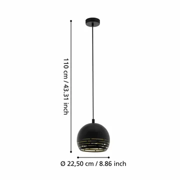Taklampe Camastra - 22,5 cm - Belysning - Innendørsbelysning & Lamper - Vinduslampe