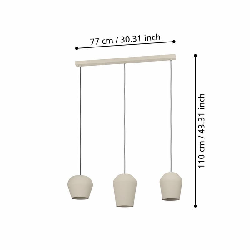 Taklampe Cambaito - 19,5 cm - Belysning - Innendørsbelysning & Lamper - Vinduslampe