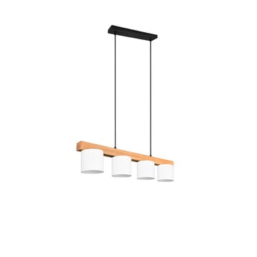 Taklampe Cameron - Hvit/tre - Belysning - Innendørsbelysning & Lamper - Vinduslampe