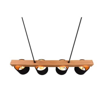 Taklampe Cameron - Svart/tre - Belysning - Innendørsbelysning & Lamper - Vinduslampe