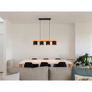 Taklampe Cameron - Svart/tre - Belysning - Innendørsbelysning & Lamper - Vinduslampe