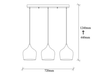 Taklampe Chichela tre vintage - Gull - Belysning - Innendørsbelysning & Lamper - Vinduslampe