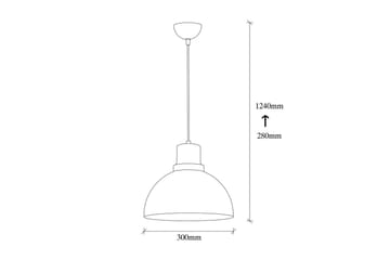 Taklampe Chichelai Single Svart - Svart - Belysning - Innendørsbelysning & Lamper - Vinduslampe