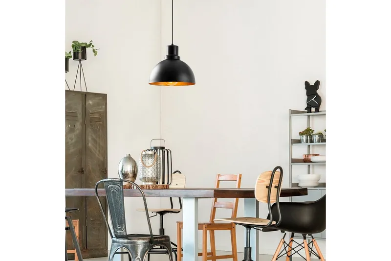 Taklampe Chichelai Single Svart - Svart - Belysning - Innendørsbelysning & Lamper - Vinduslampe