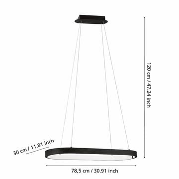Taklampe Codriales - 30 cm - Belysning - Innendørsbelysning & Lamper - Vinduslampe