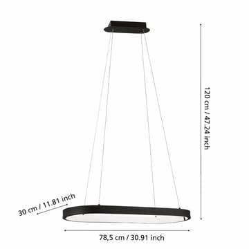 Taklampe Codriales - 30 cm - Belysning - Innendørsbelysning & Lamper - Vinduslampe