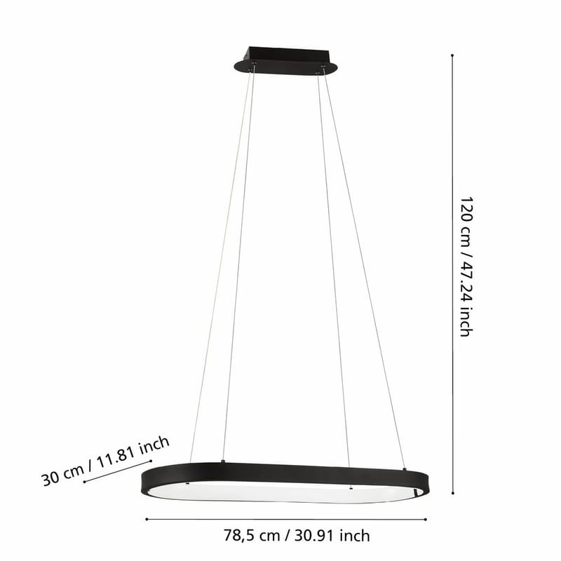 Taklampe Codriales - 30 cm - Belysning - Innendørsbelysning & Lamper - Vinduslampe