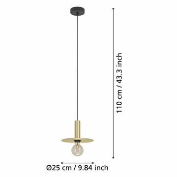 Taklampe Escandell - 25 cm - Belysning - Innendørsbelysning & Lamper - Vinduslampe