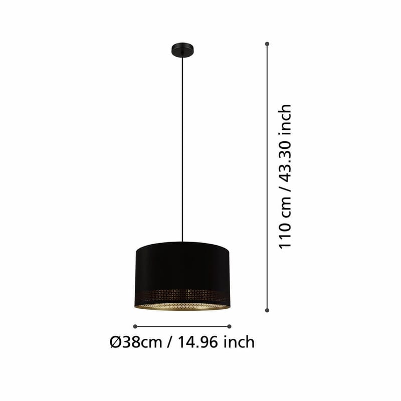 Taklampe Esteperra - 38 cm - Belysning - Innendørsbelysning & Lamper - Vinduslampe