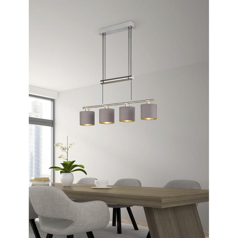 Taklampe Garda - Børstet stål - Belysning - Innendørsbelysning & Lamper - Vinduslampe