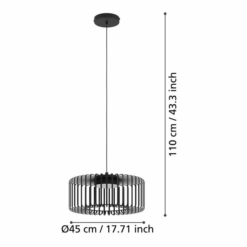 Taklampe Ginestrone - 45 cm - Belysning - Innendørsbelysning & Lamper - Vinduslampe