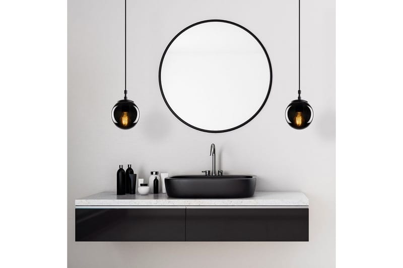 Taklampe Giuseppe Svart / Røyk - Svart / Røyk - Belysning - Innendørsbelysning & Lamper - Vinduslampe