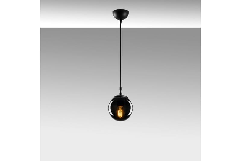 Taklampe Giuseppe Svart / Røyk - Svart / Røyk - Belysning - Innendørsbelysning & Lamper - Vinduslampe