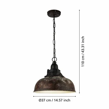 Taklampe Grantham - 37 cm - Belysning - Innendørsbelysning & Lamper - Vinduslampe