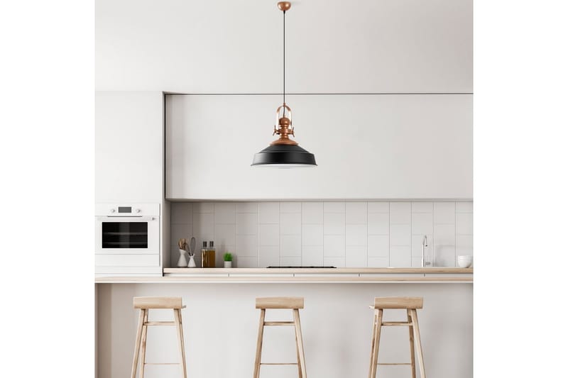 Taklampe Håndverk Svart - Svart - Belysning - Innendørsbelysning & Lamper - Vinduslampe